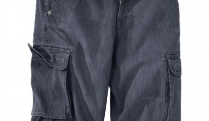 Denim-Bermuda "Cargo Grey"